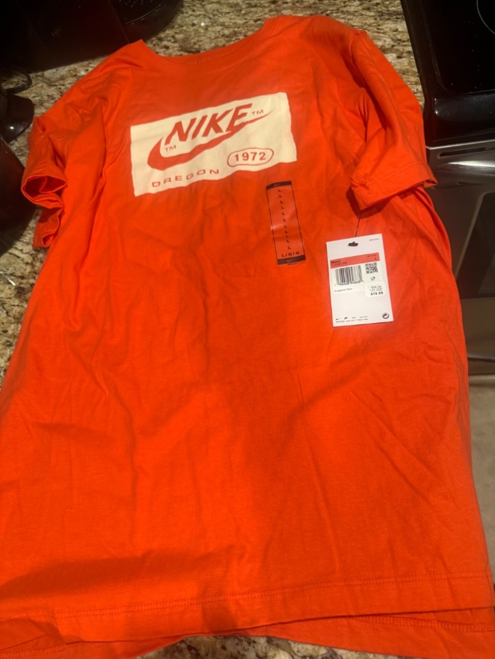 Nike Orange Short Sleeve Tee - Picture 5 of 5